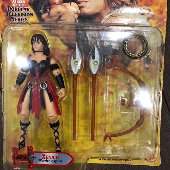 VTG 1996 TOYBIZ Hercules The Legendary Journeys Xena II 2 Warrior Action Figure - Picture 2 of 7